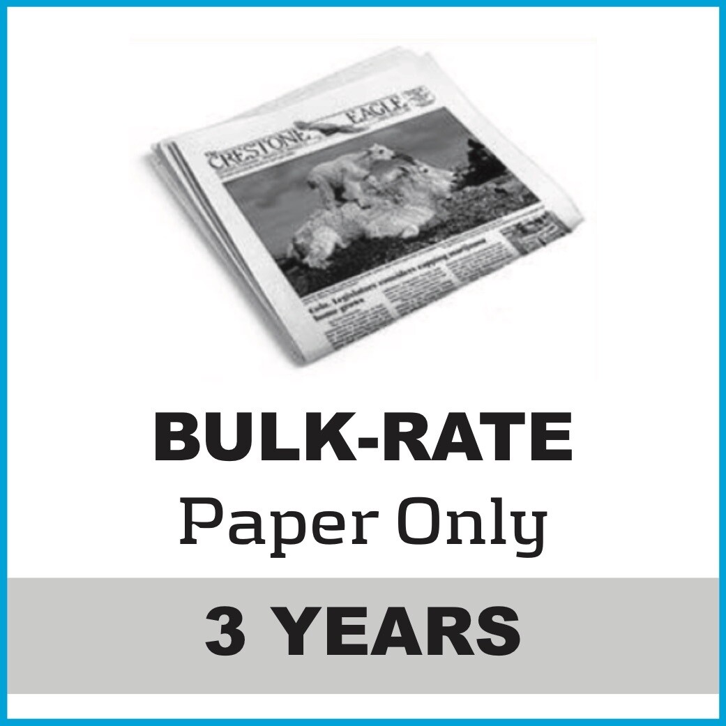 Crestone Eagle News - 3 Year Paper Subscription