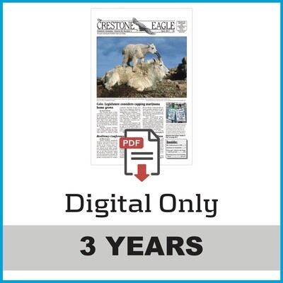 Crestone Eagle News - 3 Year Digital Subscription
