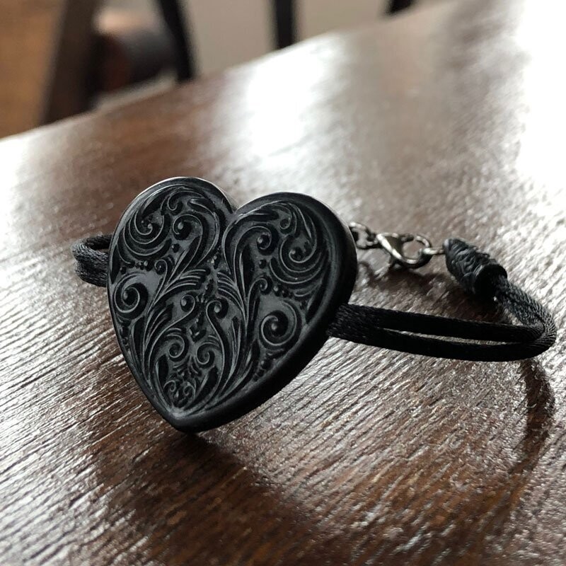 Bracciali con Cuore lavorato