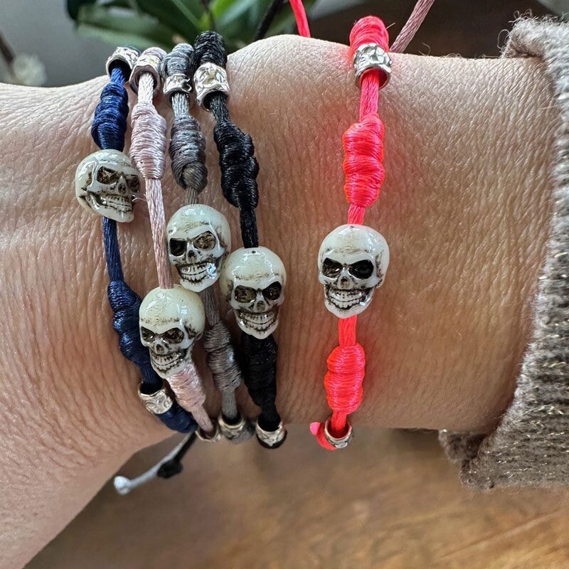 Bracciale con teschietto