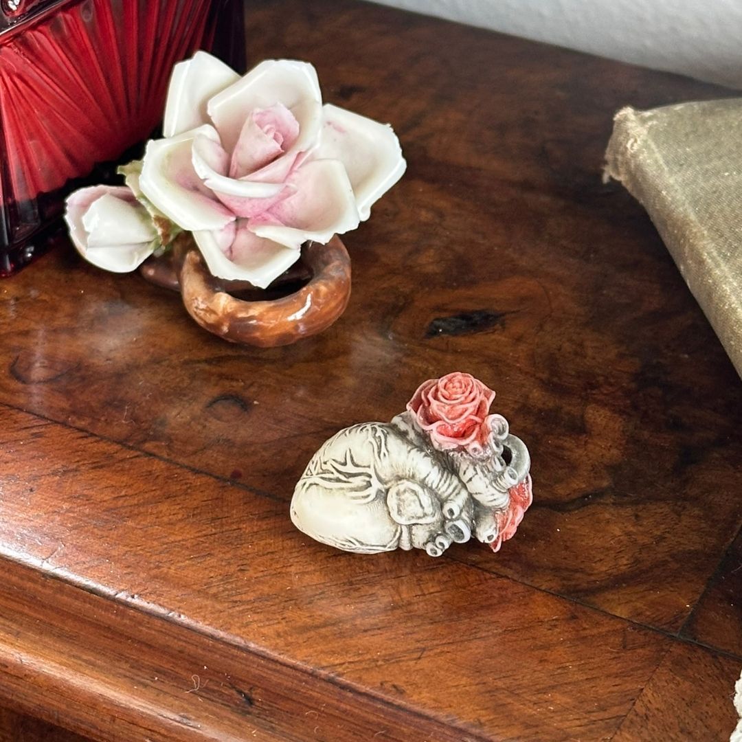 Cuore Anatomico Fiorito