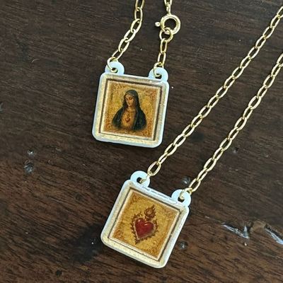 Scapolare  Scapolare "Cuore e Grazia"