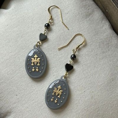 Orecchini con Medaglietta Miracolosa