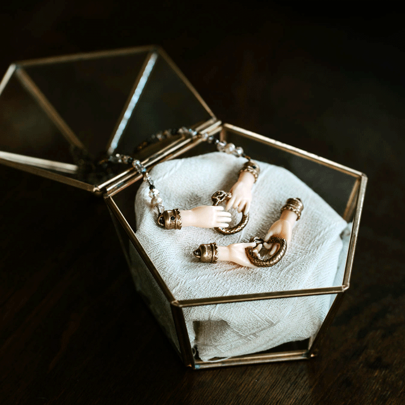 Collana Mani dell'Amore con Uroboro