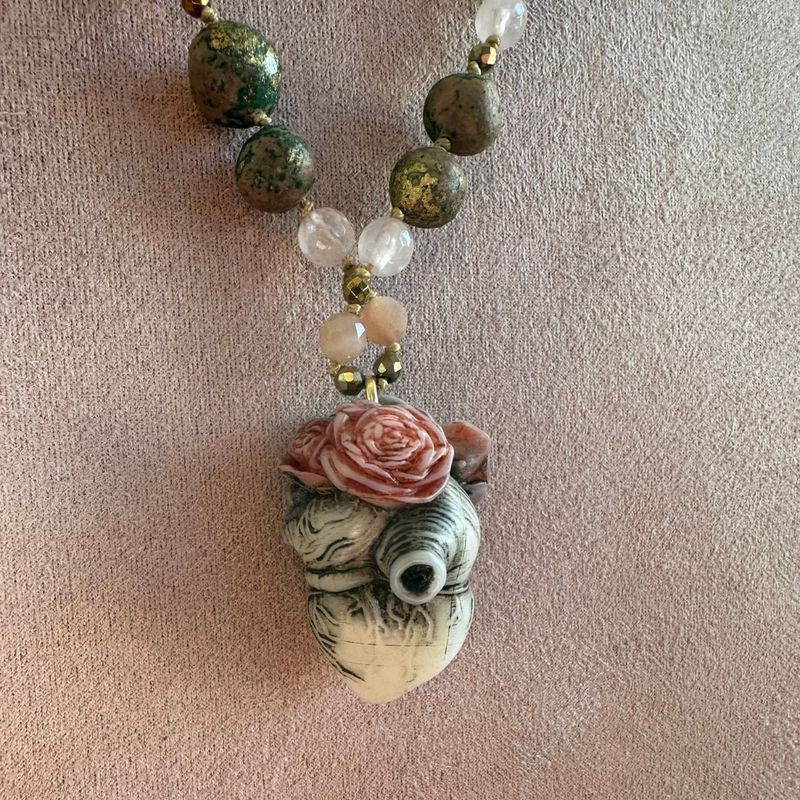 Cuore Anatomico Fiorito