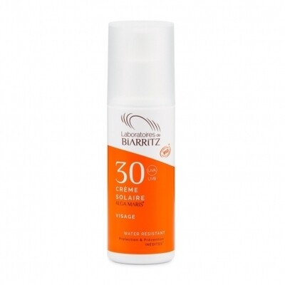 Crème Solaire SPF30 Visage Bio - 50ml