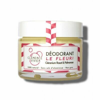 Déodorant Crème 100% naturel - Le Fleuri Déodorant Crème 100% naturel - Le Fleuri