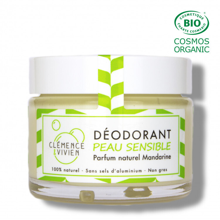 Déodorant Naturel Peau Sensible - Mandarine