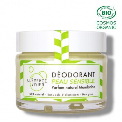 Déodorant Naturel Peau Sensible - Mandarine