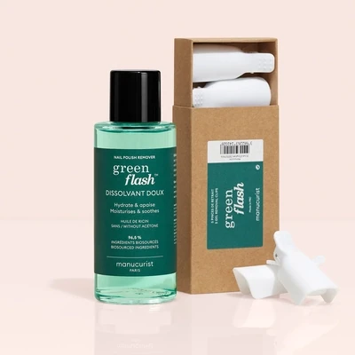 Duo Eau dissolvante Green Flash avec pinces de retrait