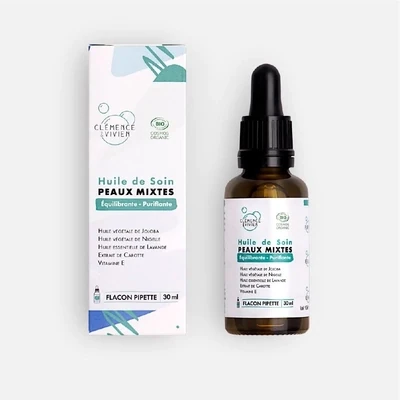 Huile de soin peaux mixtes - 30ml