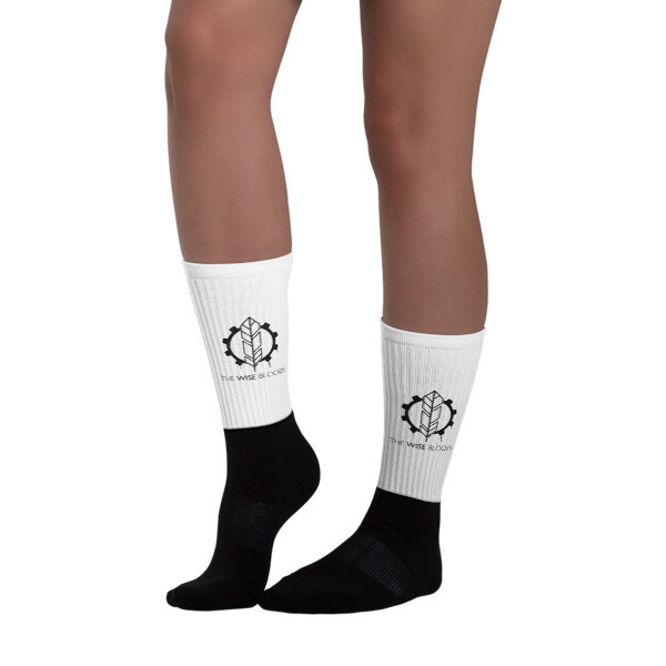 The Wise Bloods Cog and Feather Socks