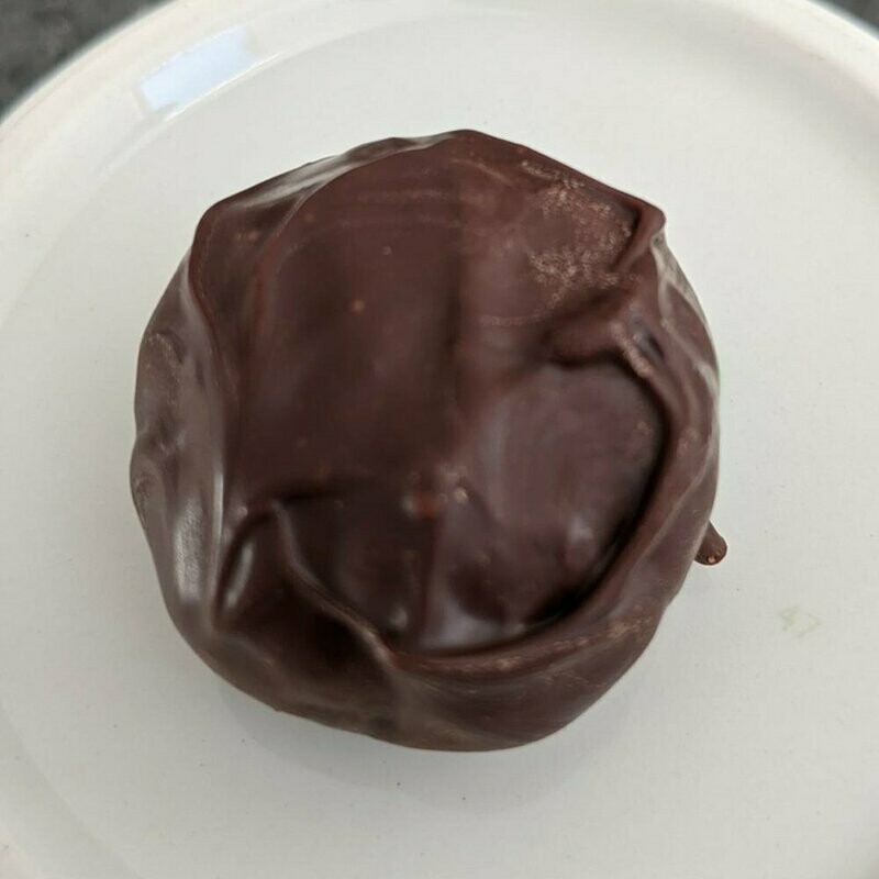 Brandy Truffle (70% Dark Chocolate truffle covered in 54% Dark Chocolate)