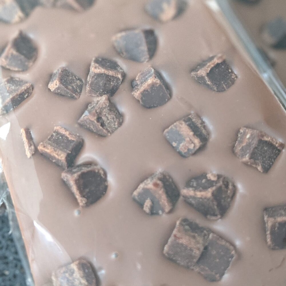 Milk Chocolate Slab with Chocolate Fudge Brownie Pieces