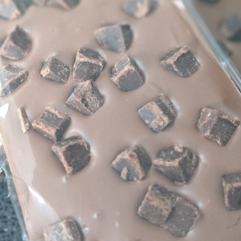 Milk Chocolate Slab with Chocolate Fudge Brownie Pieces