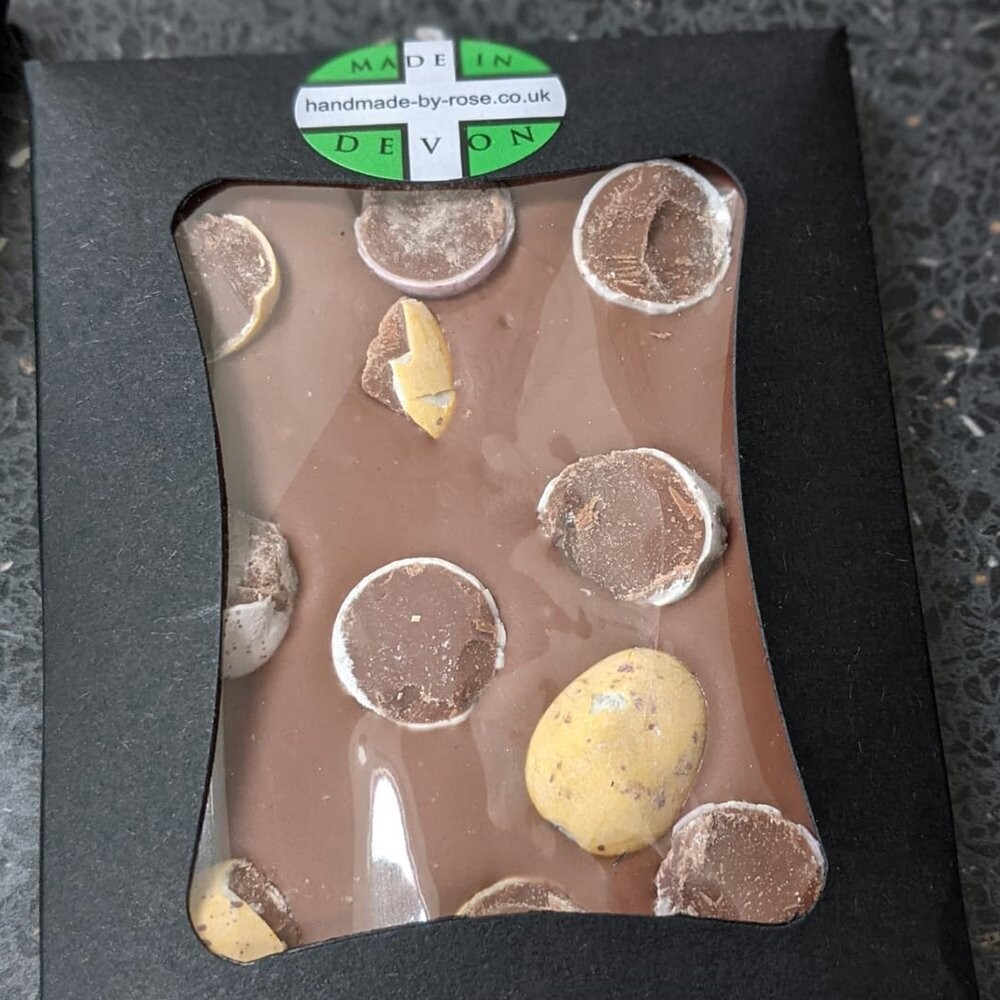 Milk Chocolate Slab with Crushed Cadbury's Mini Eggs