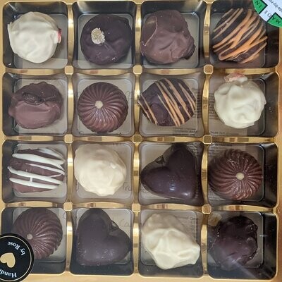 Box of 16 Truffles and Caramels (assorted)