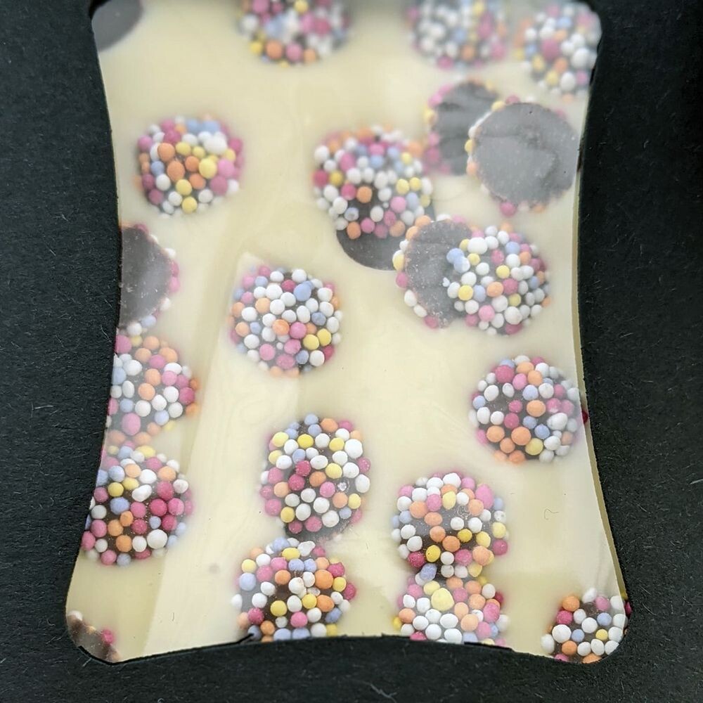 White Chocolate Slab with Mini Jazzies