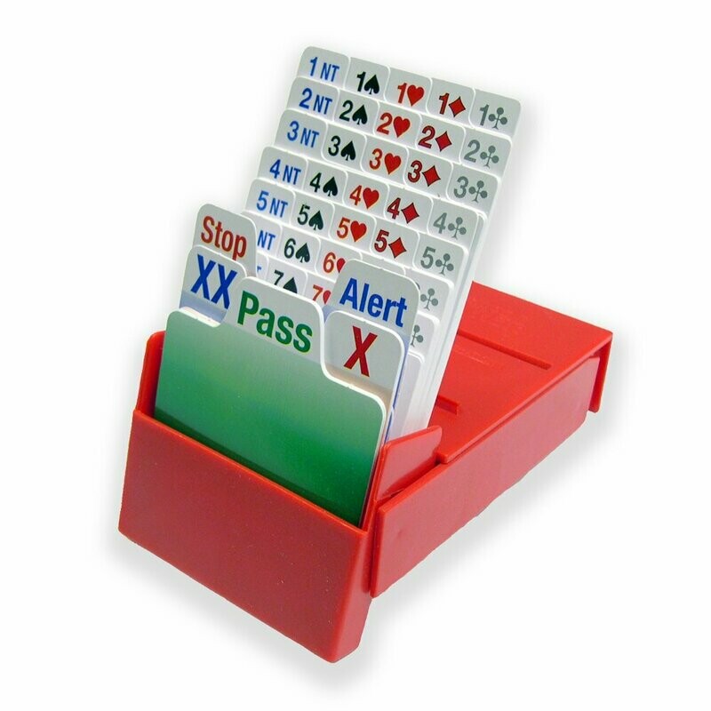 Bridge Partner Bidding Set *Please click on picture to select a colour*