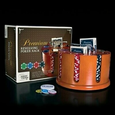Poker Set and Wooden Carousel