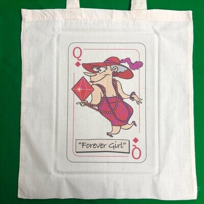 Queen of Diamonds 'Forever Girl' Tote bag