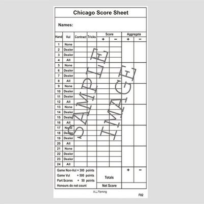 F82 - Chicago Scorecards