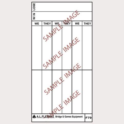 F79 - Large Rubber Scorecards