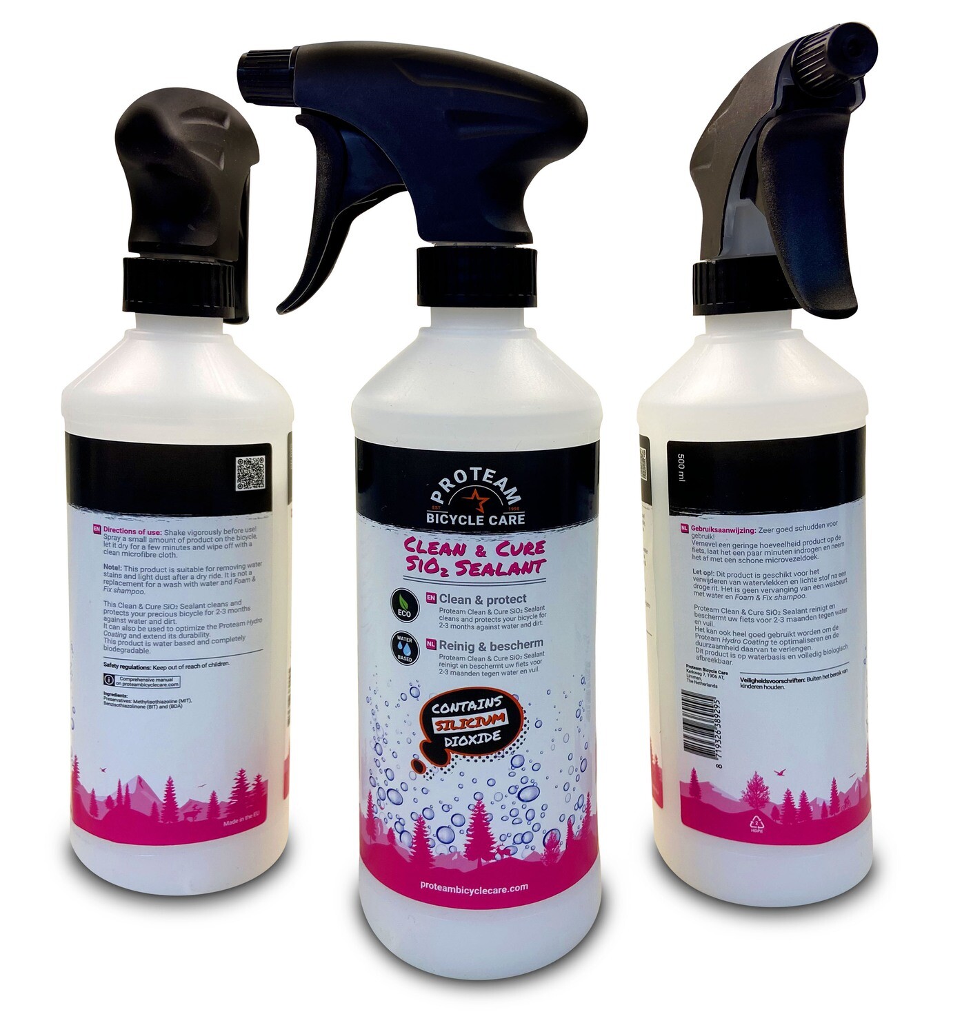 500 ml. Clean and Cure sealant