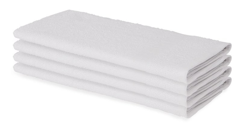 12" x 12" WHITE ECONOMY WASH CLOTH
