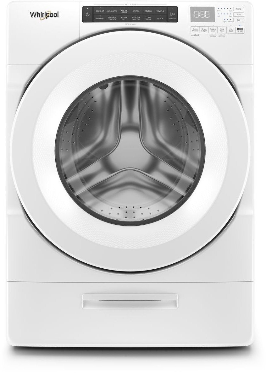 Whirlpool WFW5620HW 27 Inch Front Load Washer with Load & Go