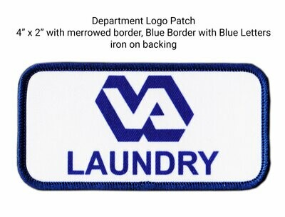Custom Patch Department Logo Blue