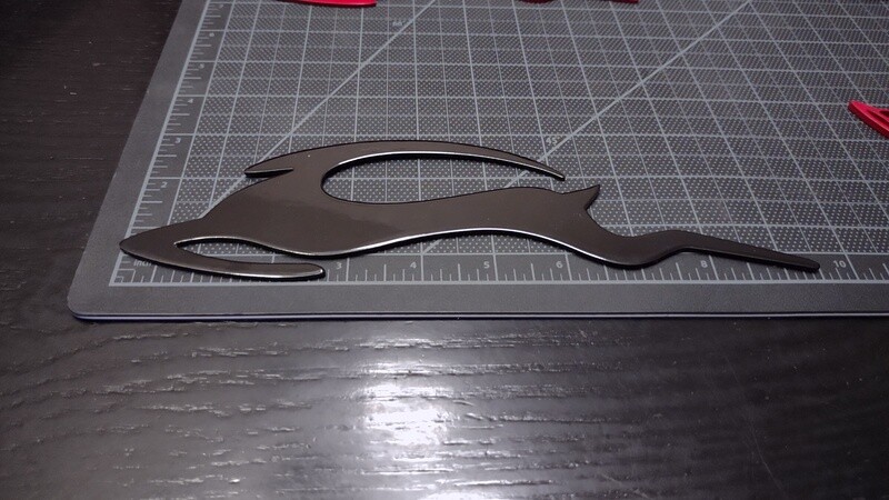 9.5&quot; Gloss Black Powder Coated Aluminum