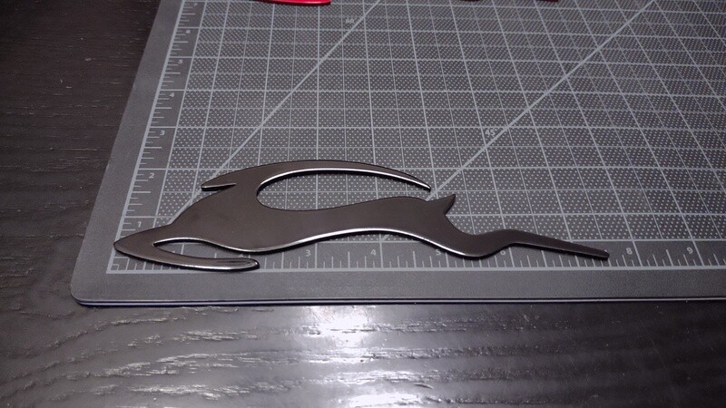 7.5&quot; Gloss Black Powder Coated Aluminum