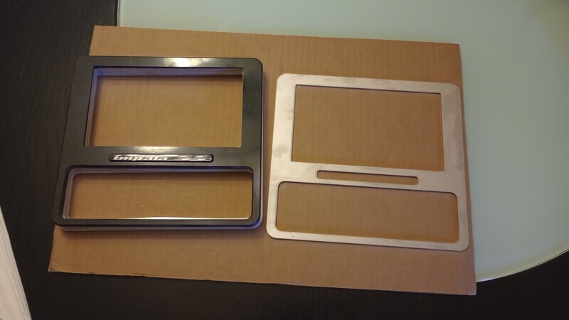 Double Din Overlay for Detail SS Kit (raw unfinished)