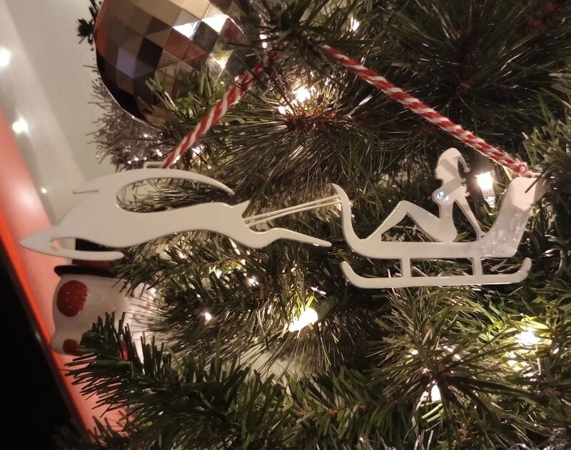 Slay Sleigh (White Powdercoat)