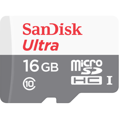 16GB SANDISK ULTRA microSD UHS-I Class10 MEMORY CARD