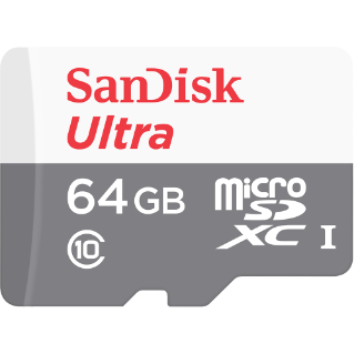 64GB SANDISK ULTRA microSD UHS-I Class10 MEMORY CARD