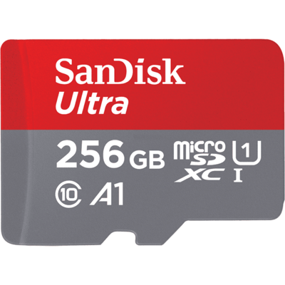256GB SANDISK ULTRA MICROSD UHS-I MEMORY CARD