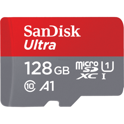 128GB SANDISK ULTRA MICROSD UHS-I MEMORY CARD