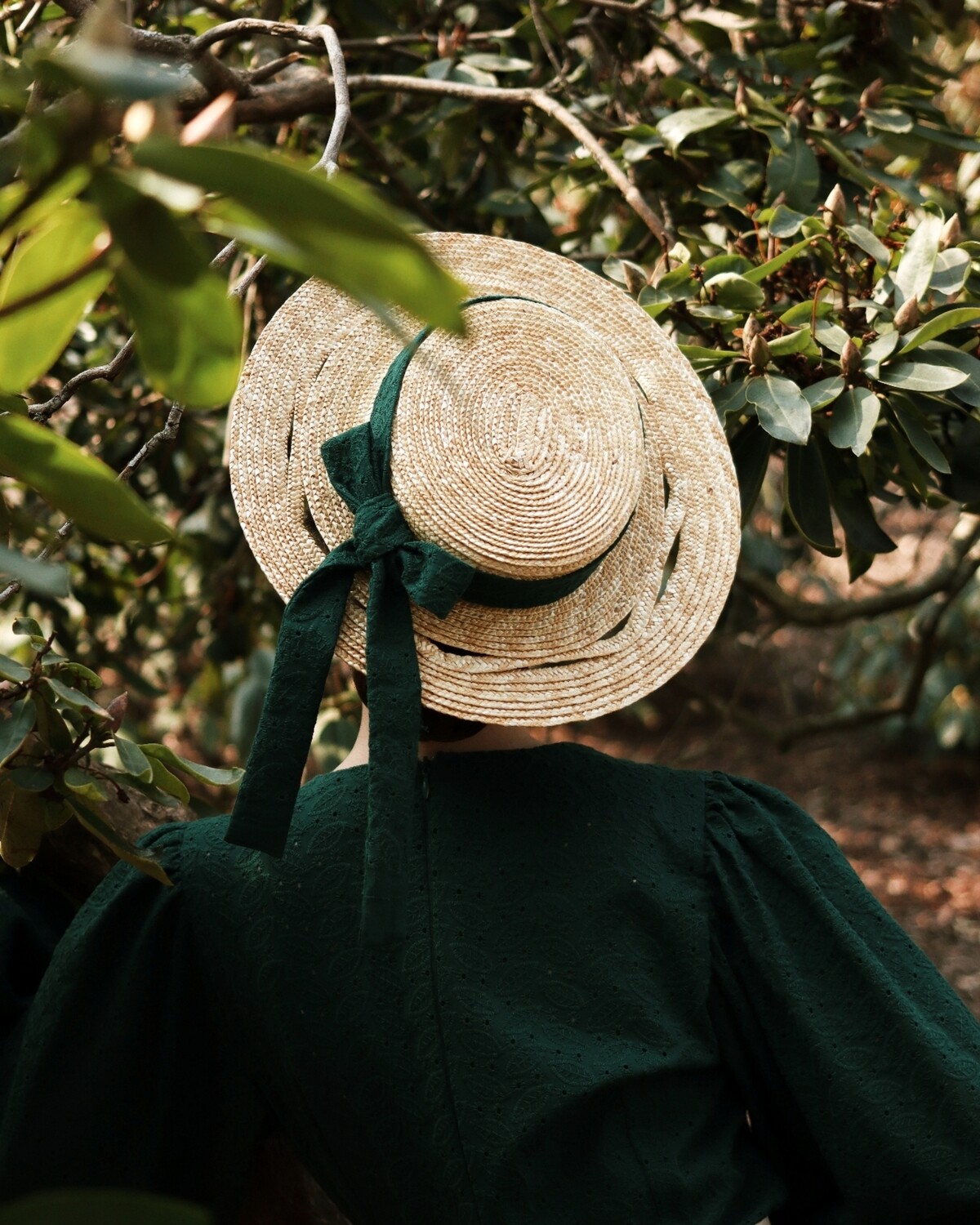A Beautiful Cottagecore Style Handwoven Straw Hat