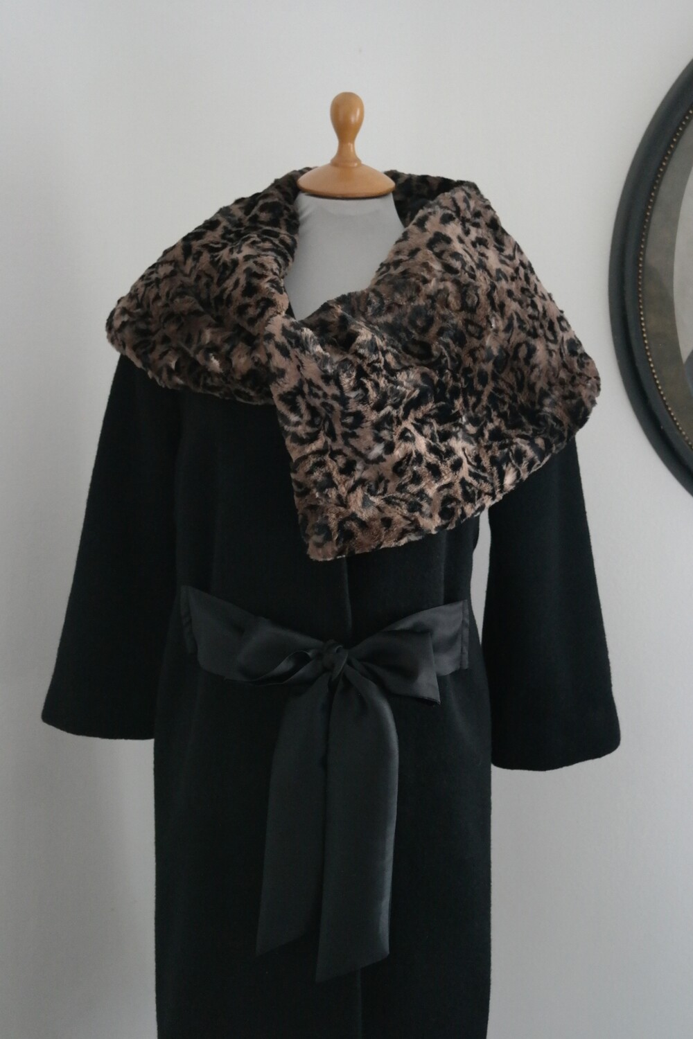 A Glamourous Classic Cut Vintage Inspired Couture Coat