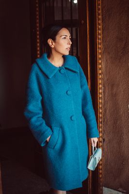 A Beautiful Loose Fitting Martingale Coat