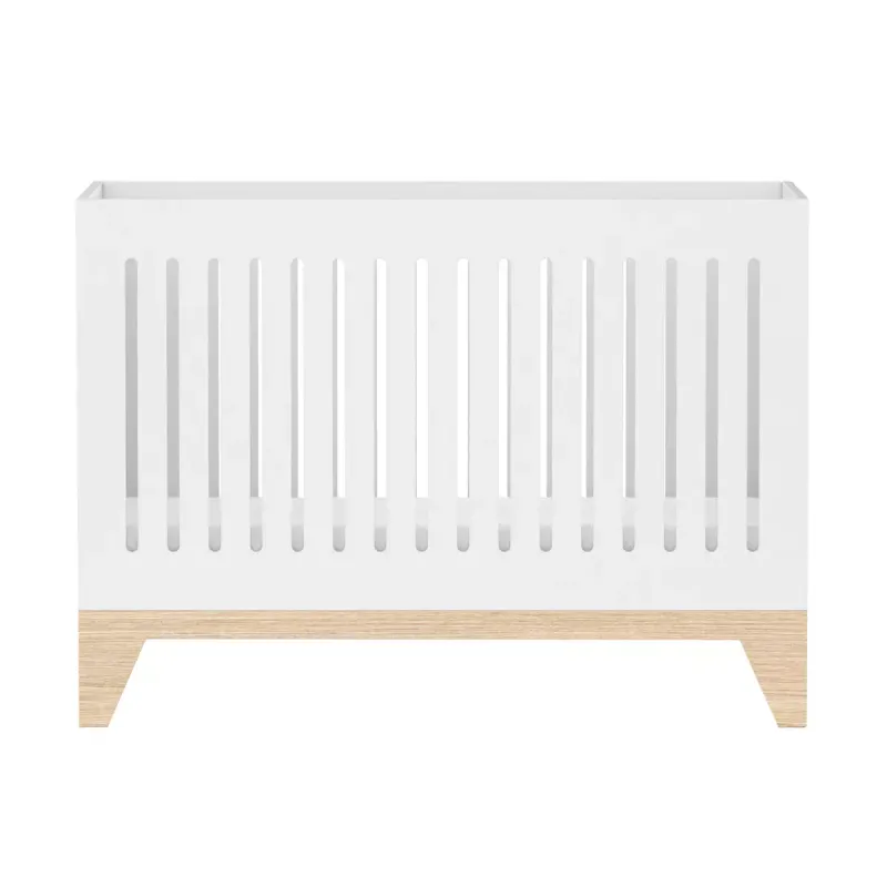 Letto pieghevole 60x120 Mia - Bianco e legno