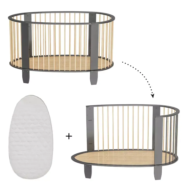 Verstelbaar bed en Inclusief matras en ladekast