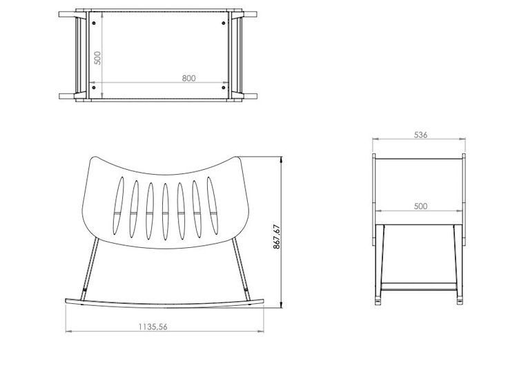 Trapeze Wieg kamer