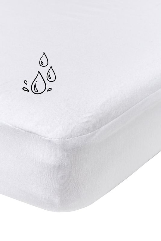 Lenzuolo con angoli impermeabile + coprimaterasso 140x70
