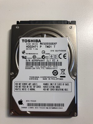 Hard disk interno 500 gb Toshiba