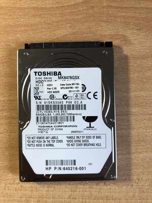 Hard disk interno 640 gb Toshiba