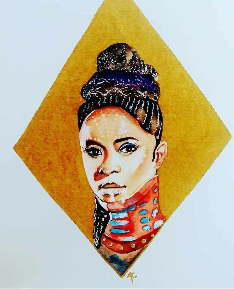 Black Panther Shuri art print