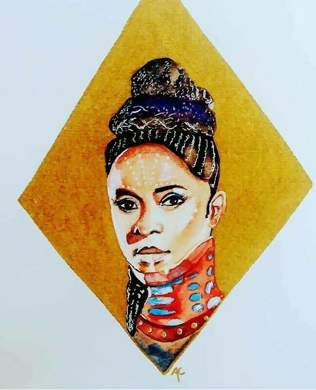 Black Panther Shuri art print